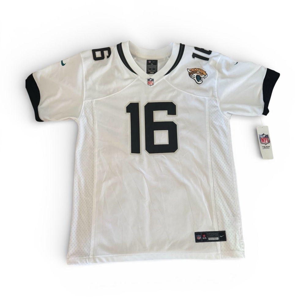 Men's Jacksonville Jaguars Trevor Lawrence Nike White Game Jersey Size XL NWT